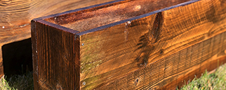 Custom Rustic Planters by Urban Garden Studio. Unique handcrafted custom distressed planters for home or business. Built to any size.